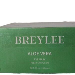 Eye Mask BREYLEE Aloe Vera Eye Mask 30 Pairs - Under Repairs Hydrates Puffy Eyes